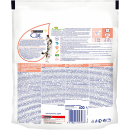 Сухой корм Purina Cat Chow Sensitive для взрослых кошек с чувствительным пищеварением, птица и лосось, 400 г